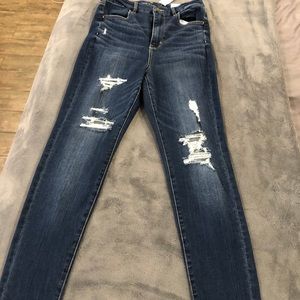 American Eagle curvy super hi-rise jegging.